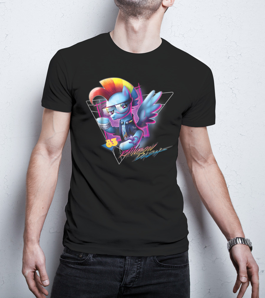 My Little Pony Rainbow Dash 83 Retro 80's T-Shirt