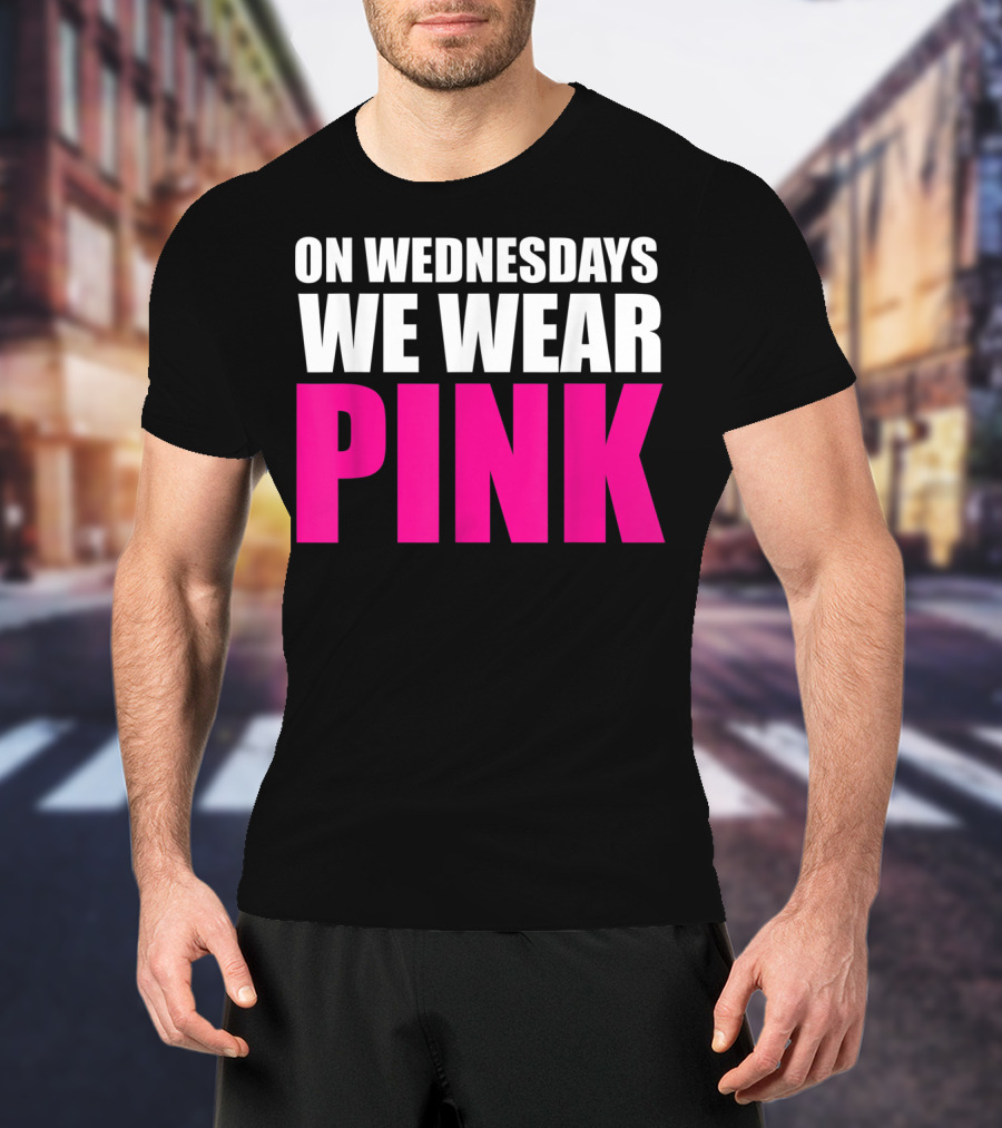 On Wednesdays We Wear Pink Mean Girls Reference T-Shirt
