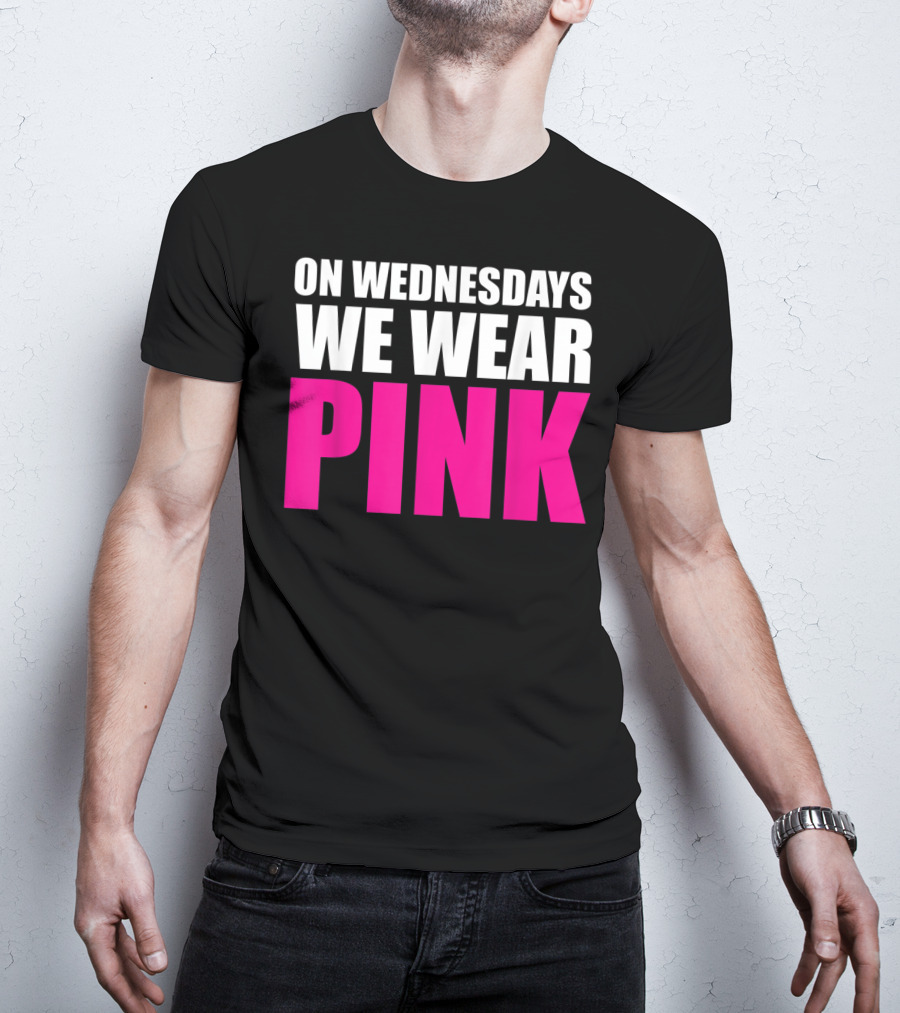On Wednesdays We Wear Pink Mean Girls Reference T-Shirt
