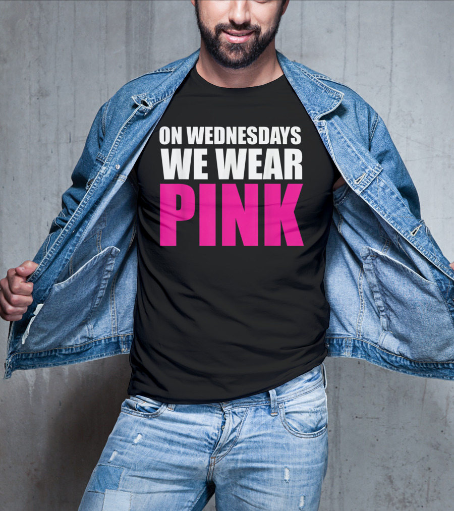On Wednesdays We Wear Pink Mean Girls Reference T-Shirt