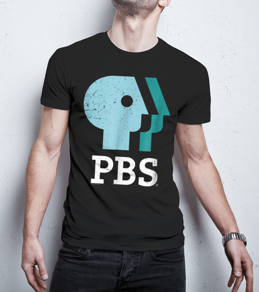 PBS Distressed Sky Mint Pistachio T-Shirt