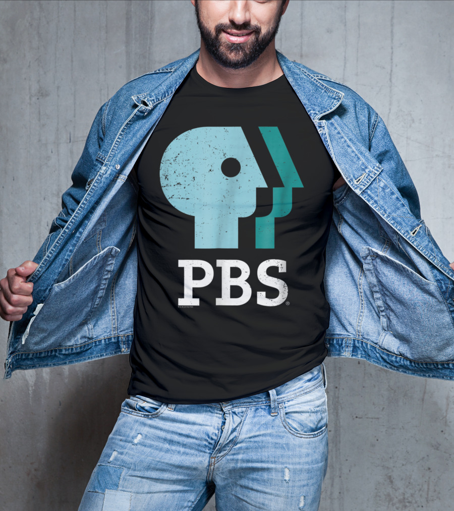 PBS Distressed Sky Mint Pistachio T-Shirt