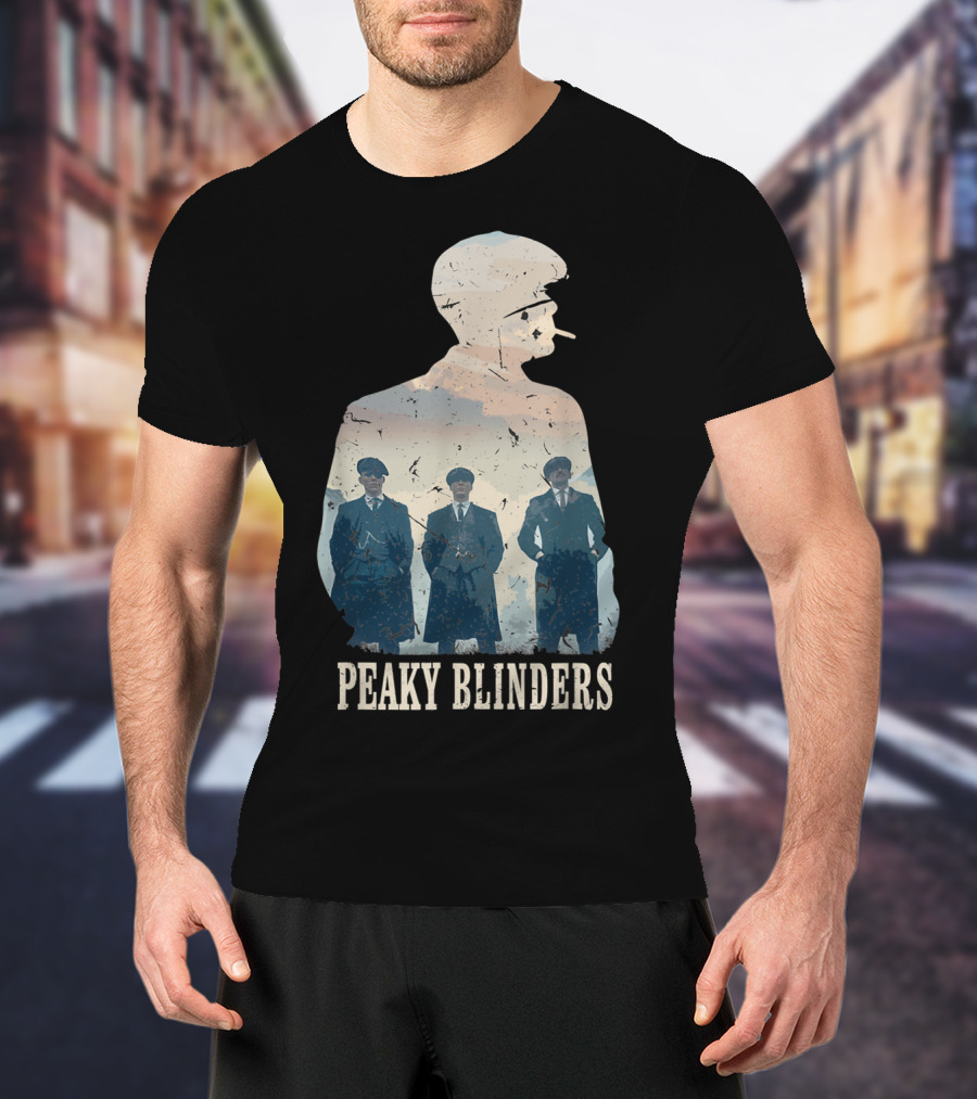 Peaky Blinders Vintage Silhouette Trio T-Shirt