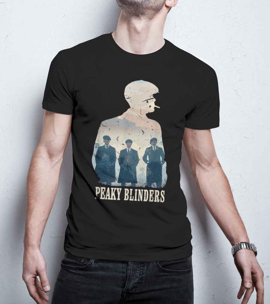 Peaky Blinders Vintage Silhouette Trio T-Shirt