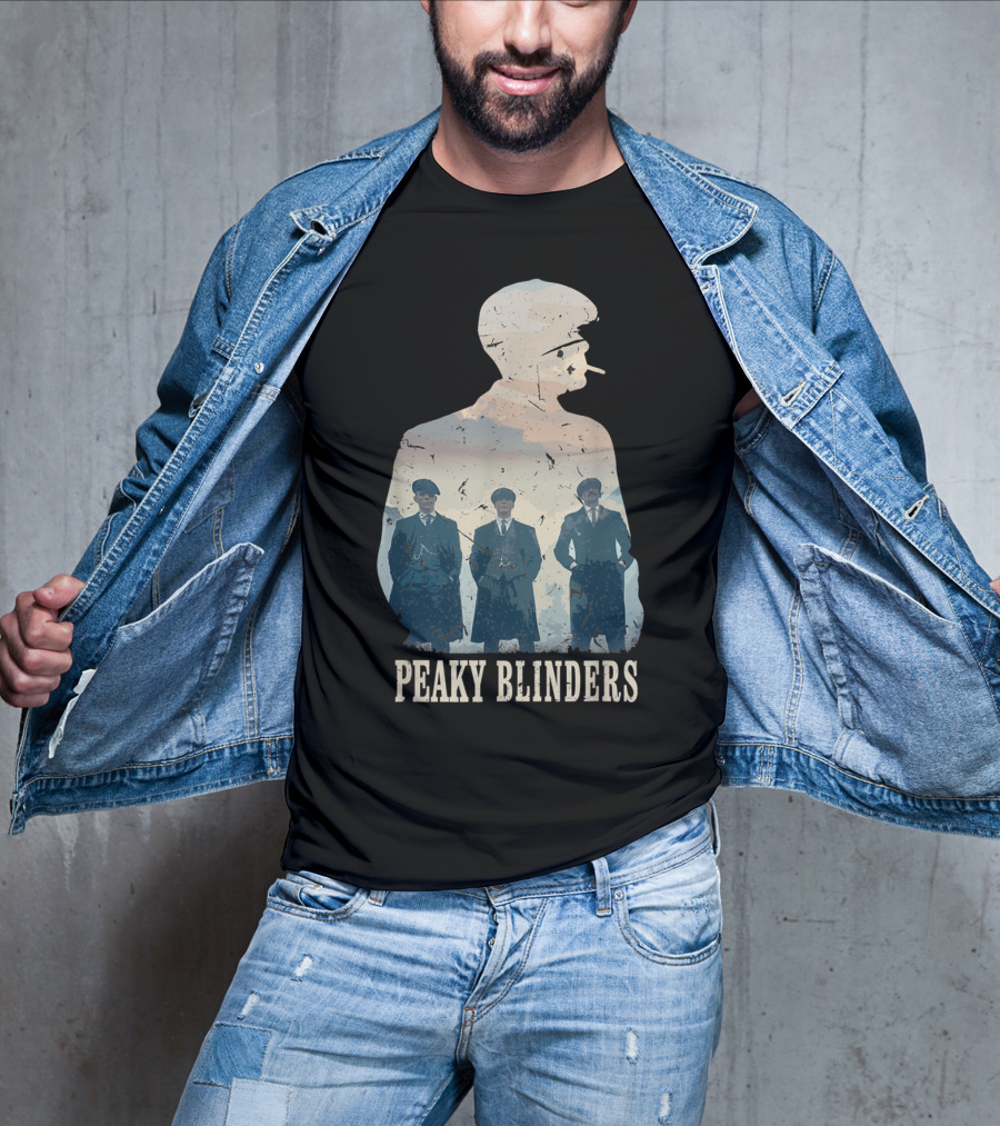 Peaky Blinders Vintage Silhouette Trio T-Shirt