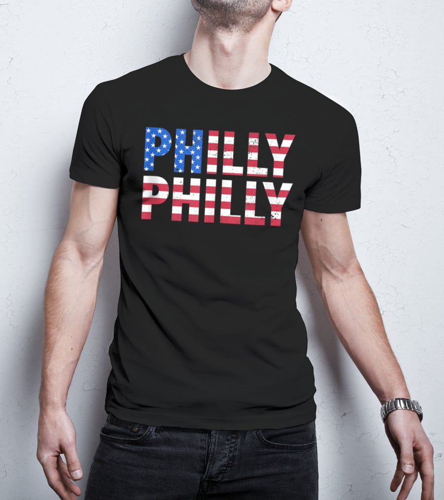 Philly Philly USA Flag T-Shirt