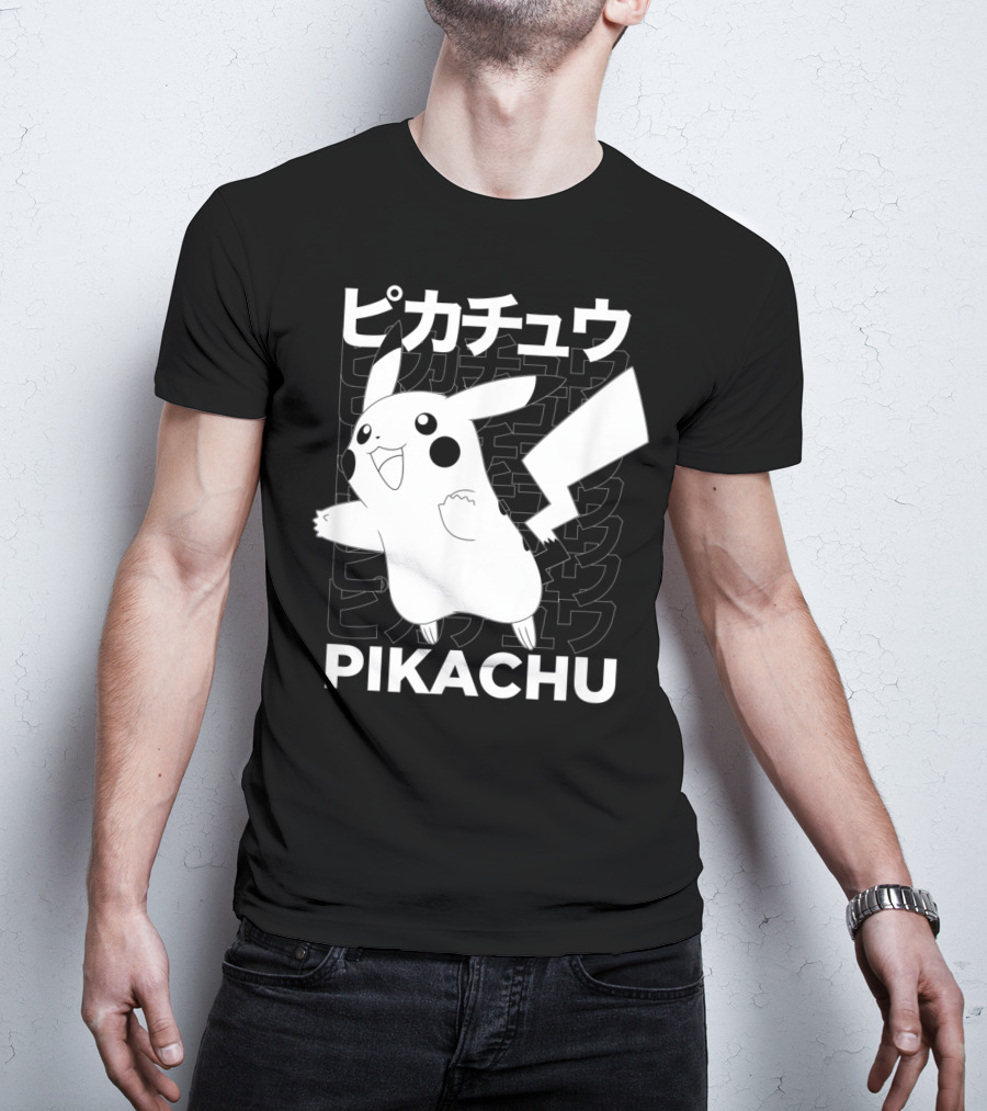 Pikachu Kanji Pokemon T-Shirt