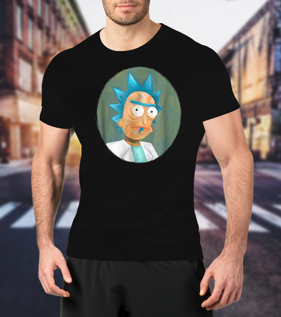 Rick And Morty Impressionist Rick Painting T-Shirt