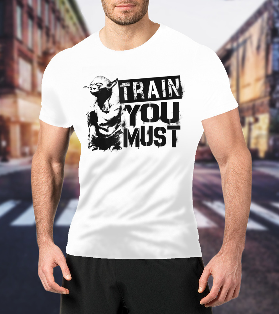 Star Wars Yoda Train You Must Jedi Wisdom T-Shirt