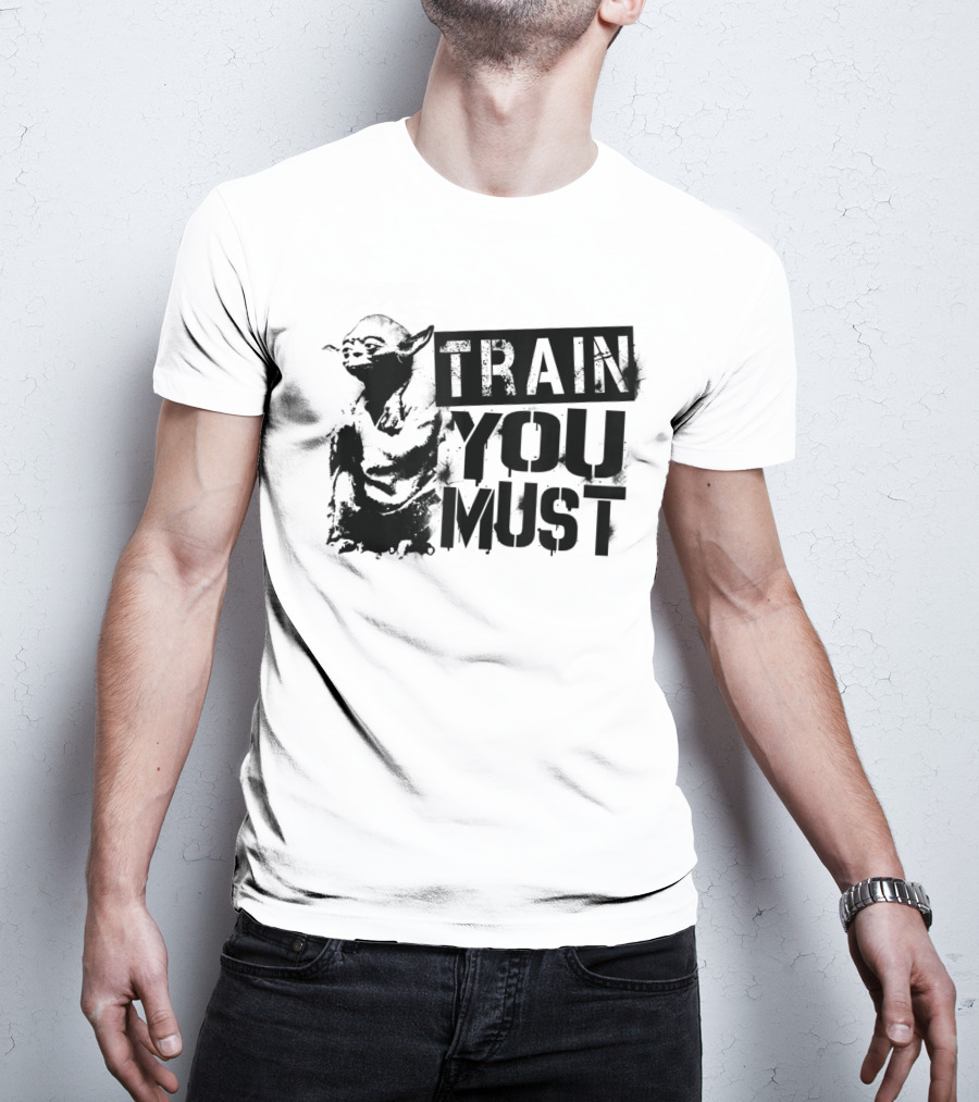 Star Wars Yoda Train You Must Jedi Wisdom T-Shirt