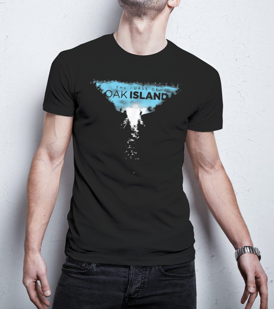 The Curse Of Oak Island Mysterious Treasure Excavation Scene T-Shirt