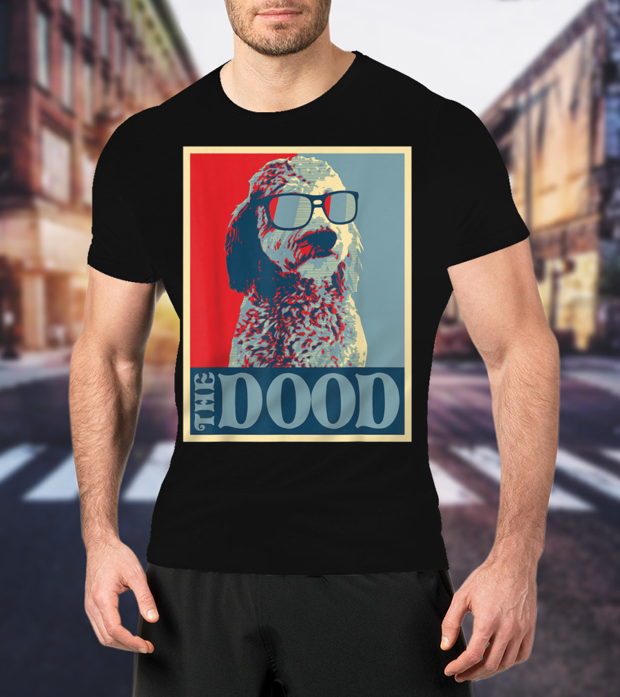 The Dood Goldendoodle Doodle Mom And Dood Dad Retro T-Shirt