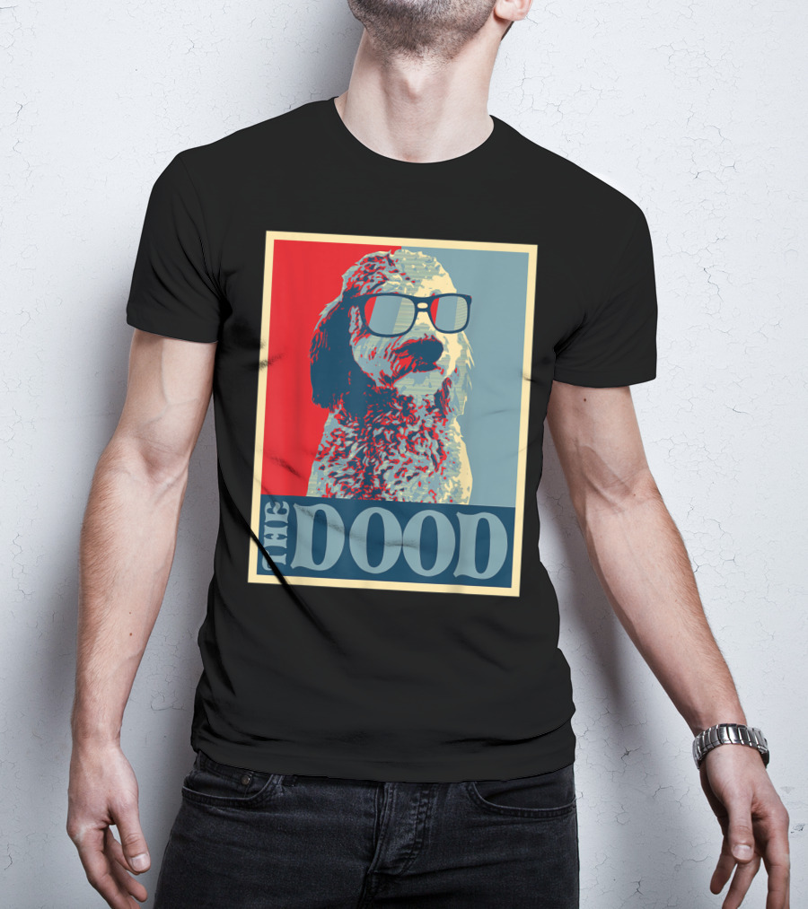 The Dood Goldendoodle Doodle Mom And Dood Dad Retro T-Shirt