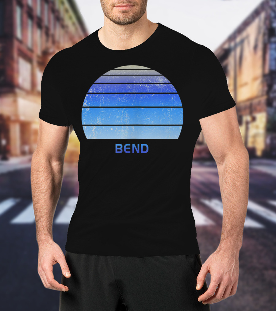 Vintage Bend Oregon Retro Sunset T-Shirt