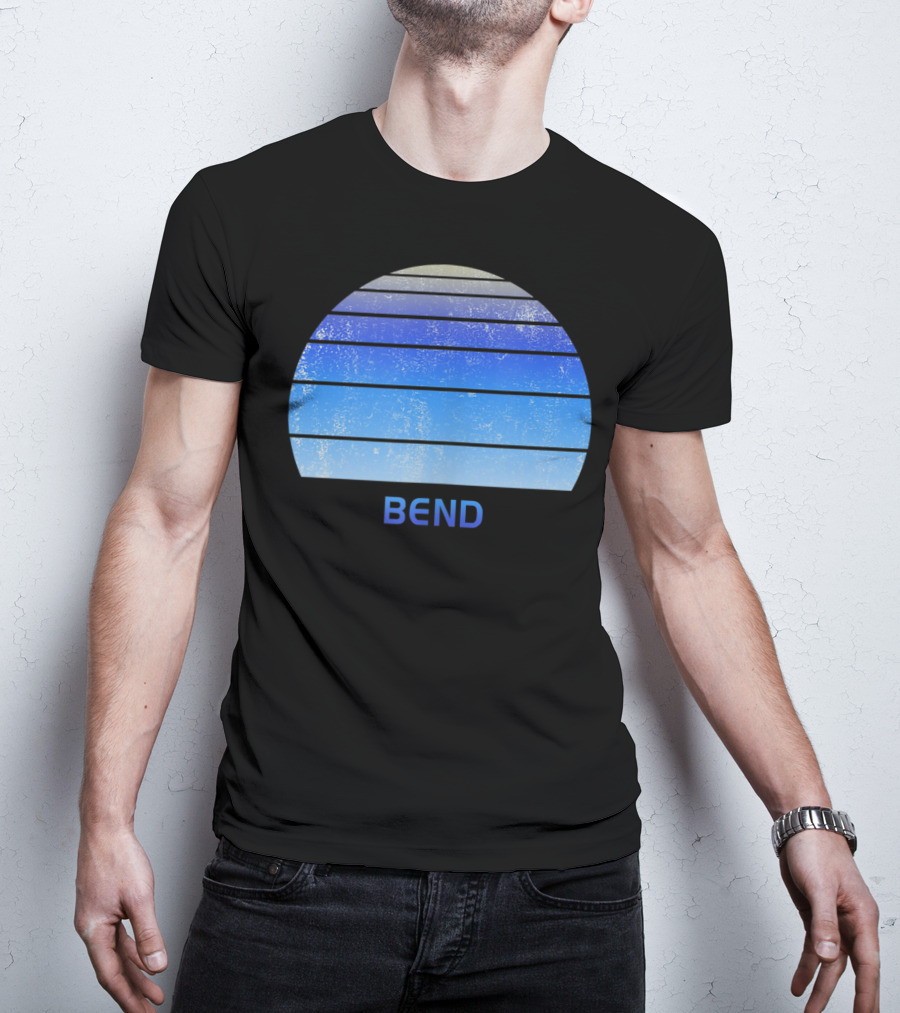 Vintage Bend Oregon Retro Sunset T-Shirt