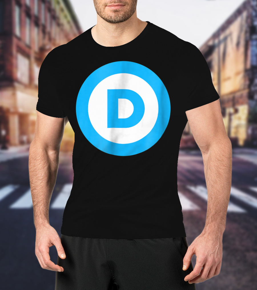 Vote Elect Democrat Freedom D Circle T-Shirt