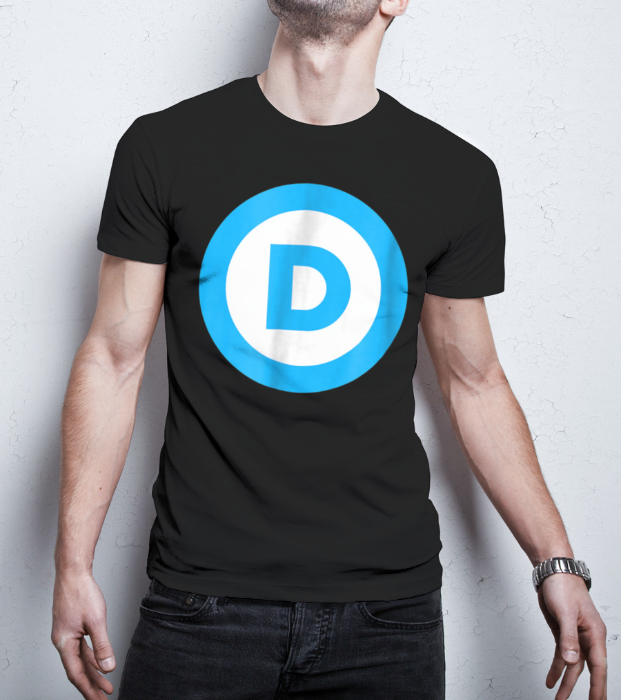 Vote Elect Democrat Freedom D Circle T-Shirt