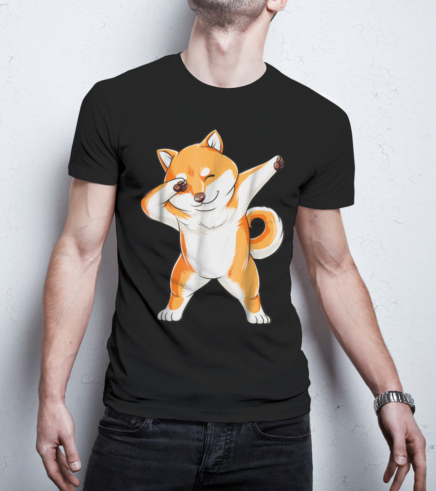 Dabbing Shiba Inu Dog Puppy Animal Lover T-Shirt