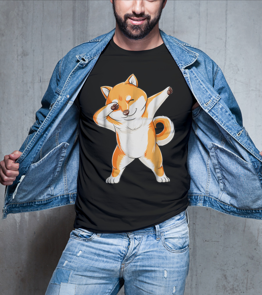 Dabbing Shiba Inu Dog Puppy Animal Lover T-Shirt