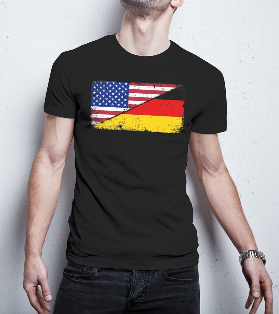 German American Flag Oktoberfest Mashup T-Shirt