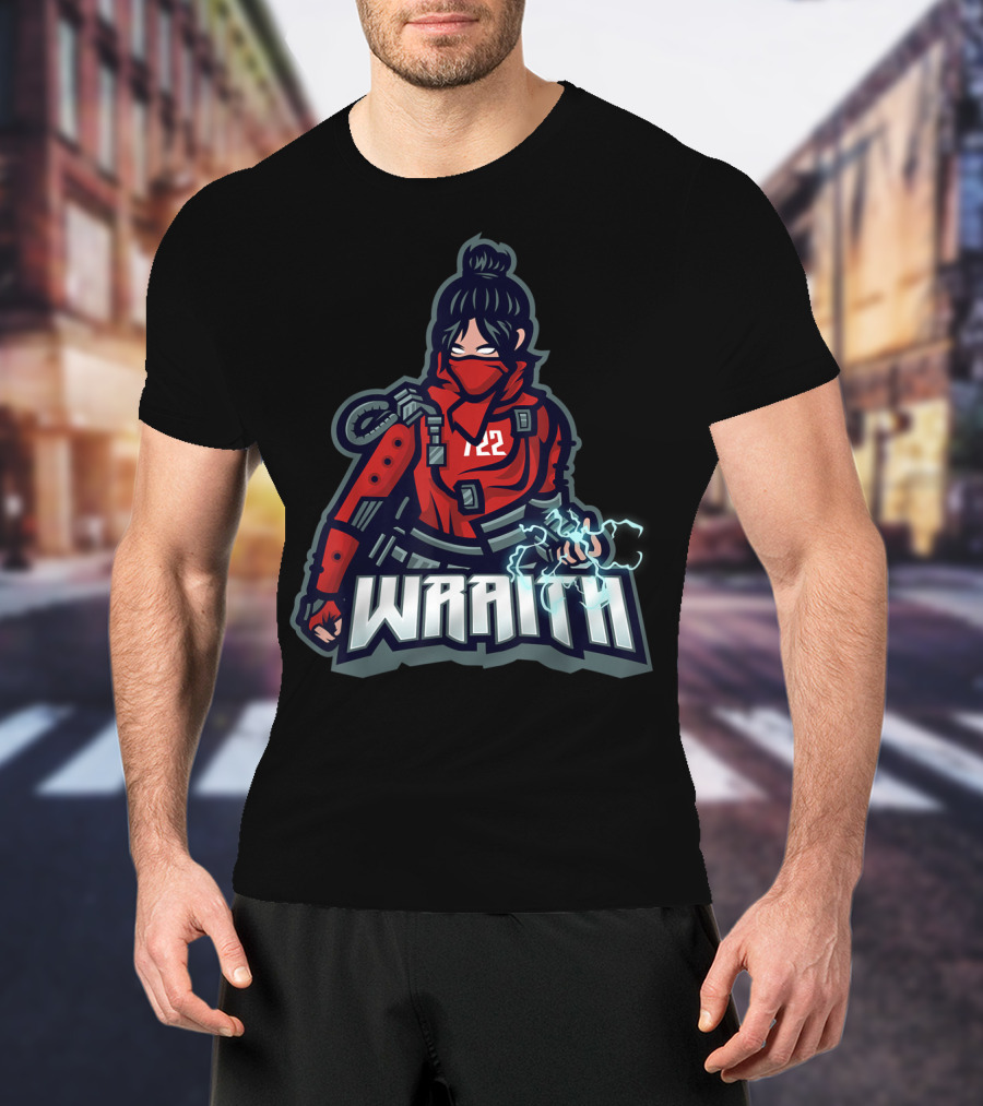 Apex Legends Wraith Red 12 Video Gamer T-Shirt