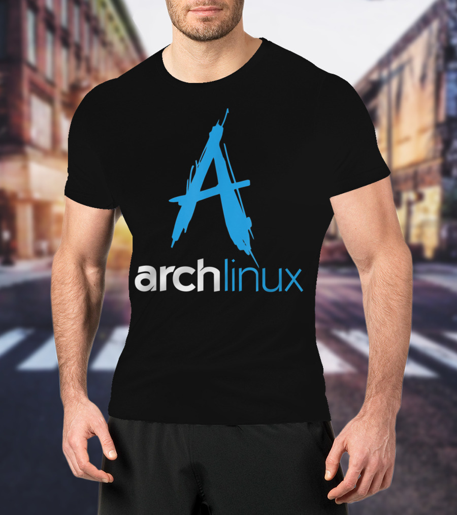 Arch Linux Lover Tagline And Open Source Os Arch Linux T-Shirt