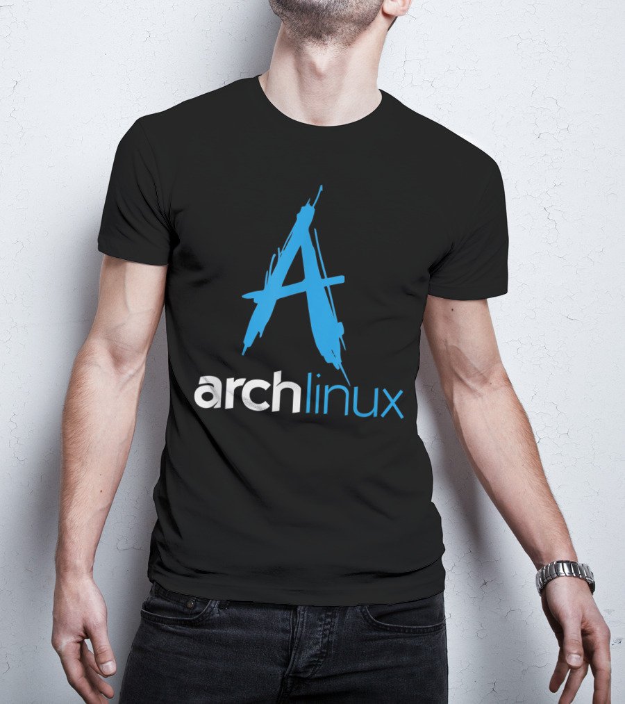 Arch Linux Lover Tagline And Open Source Os Arch Linux T-Shirt