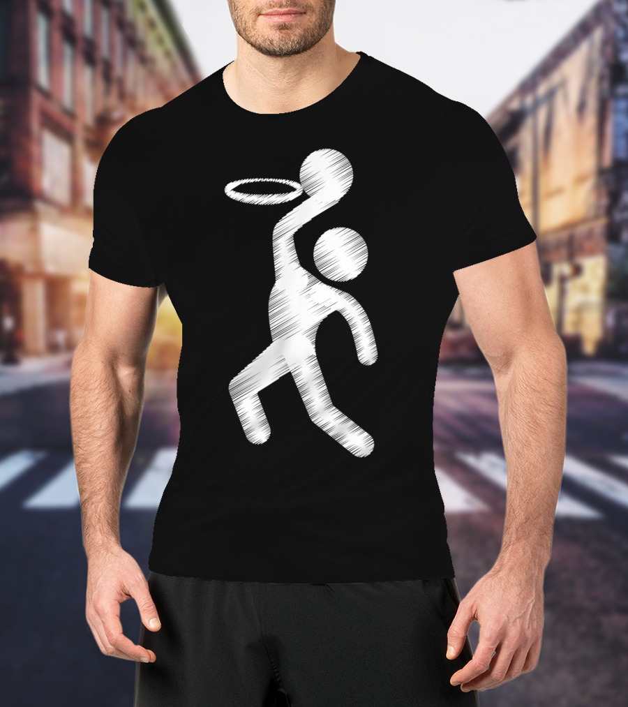 Basketball Life Of A Baller Dunking Action T-Shirt