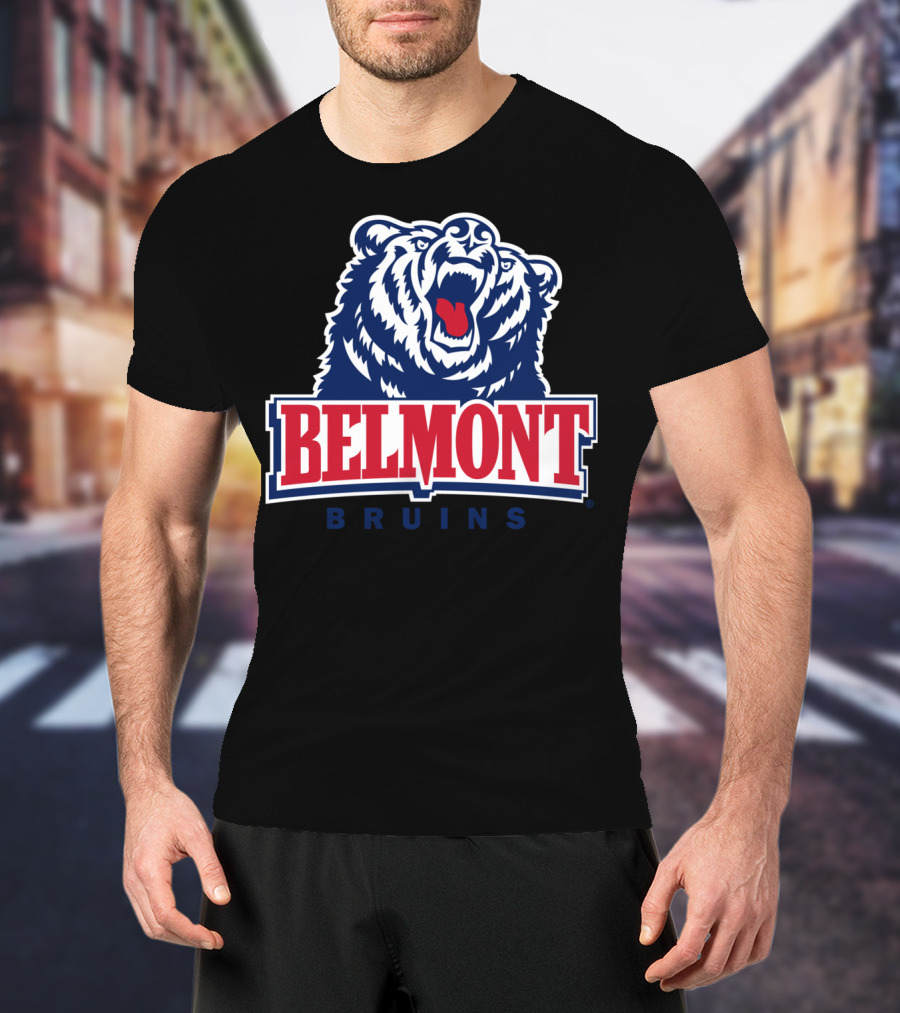 Belmont University Bruins Bear Logo NCAA Ppbel01 T-Shirt