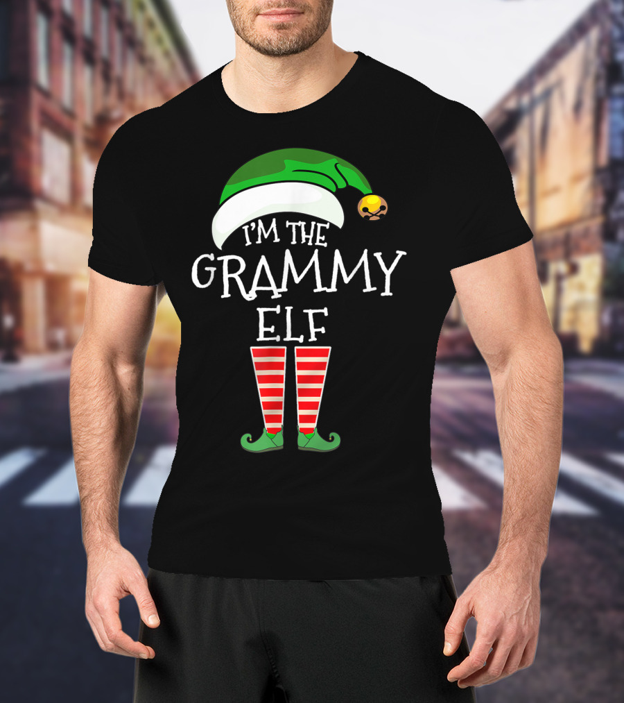 Christmas Family Matching Costume I'm The Grammy Elf T-Shirt