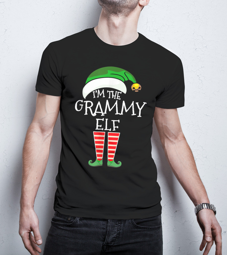 Christmas Family Matching Costume I'm The Grammy Elf T-Shirt