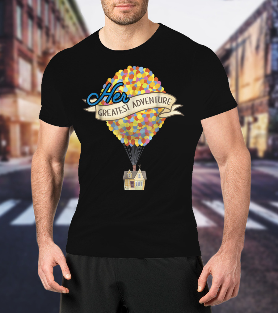 Disney Pixar Up Her Greatest Adventure Balloon House T-Shirt
