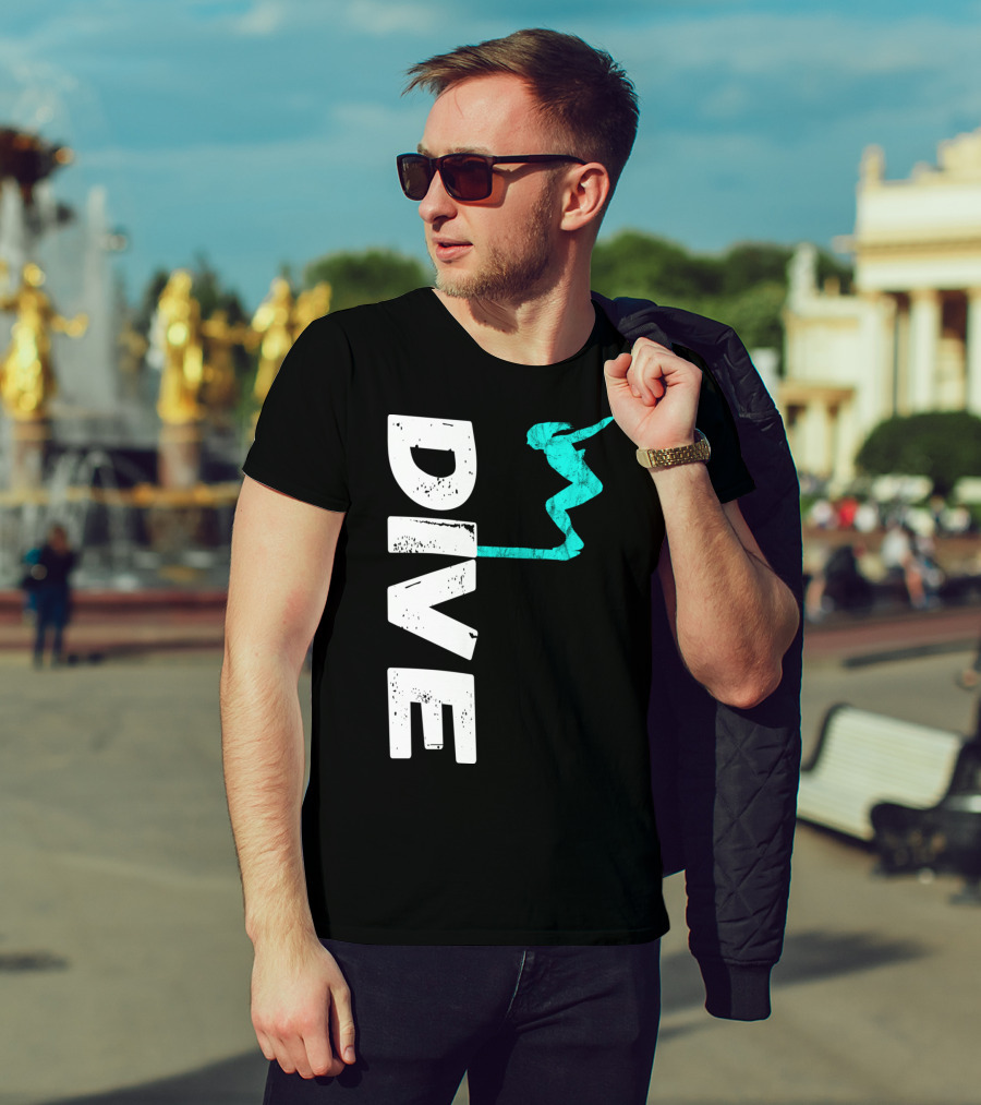 Dive Springboard Platform Diving Board Jumper T-Shirt