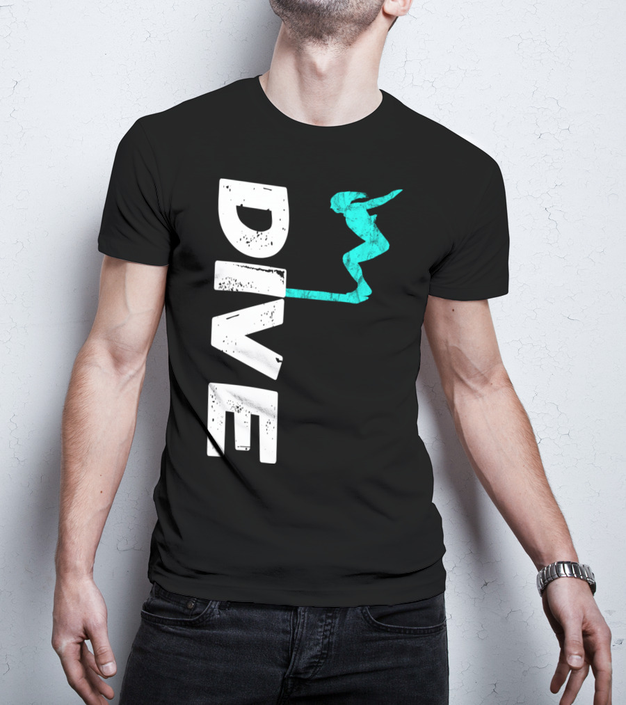 Dive Springboard Platform Diving Board Jumper T-Shirt