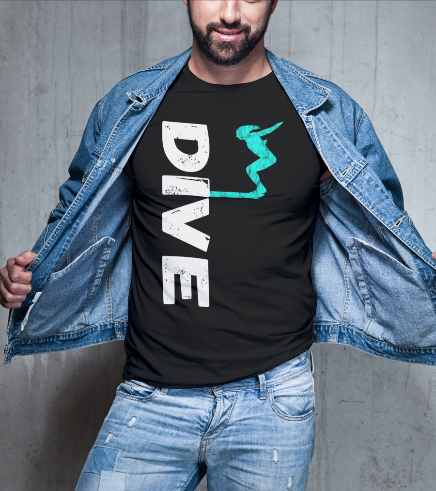 Dive Springboard Platform Diving Board Jumper T-Shirt