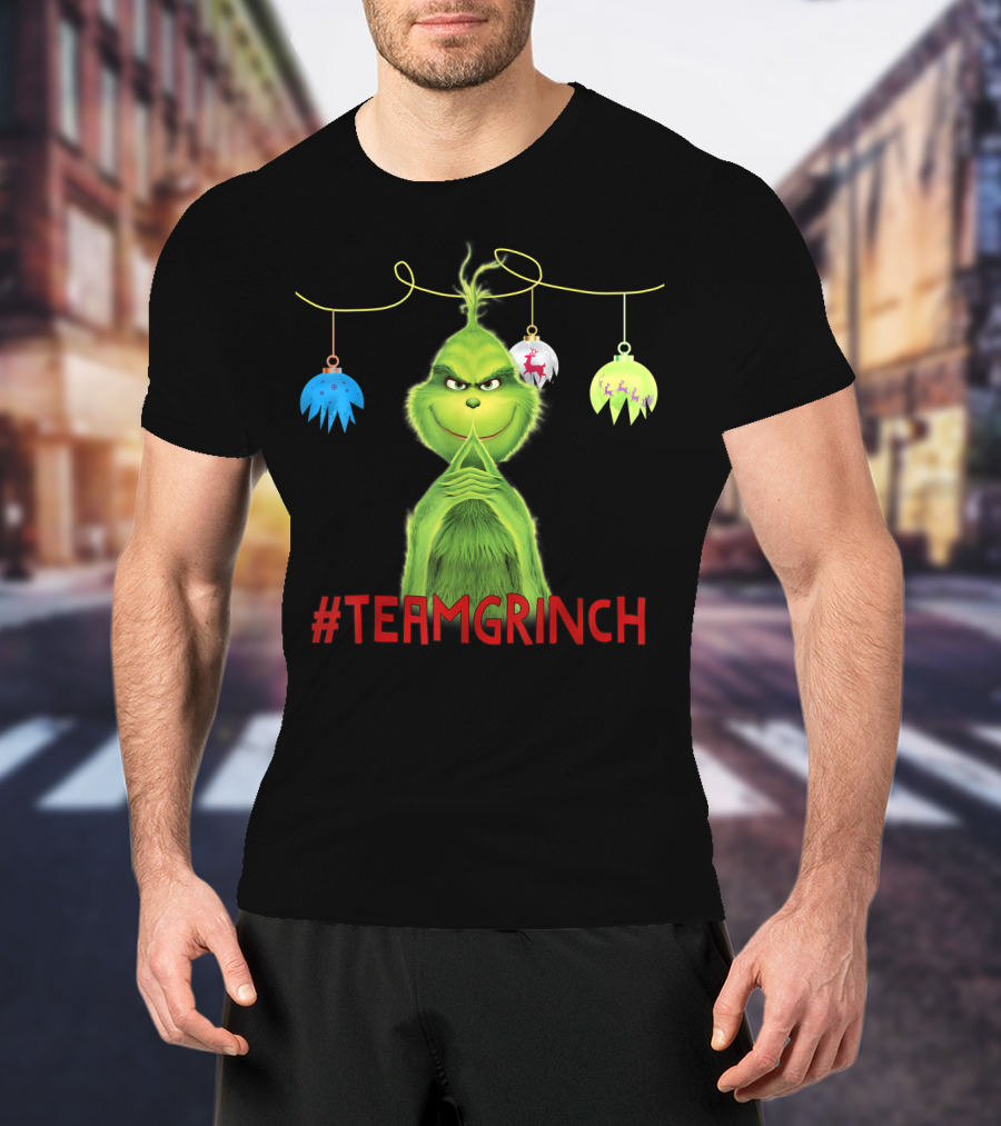 Drseuss Thegrinch #Teamgrinch Christmas T-Shirt