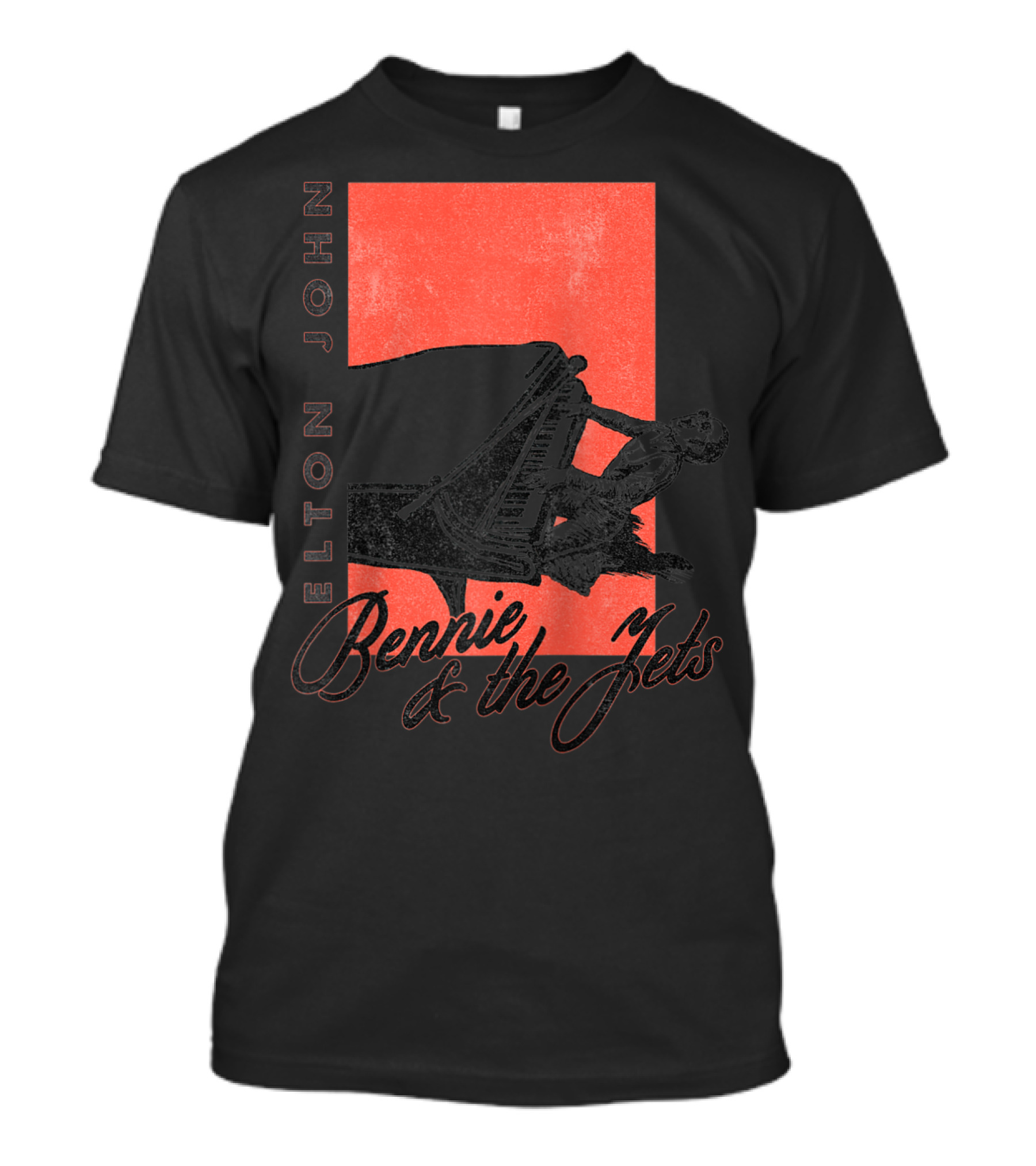 Elton John Bennie And The Jets Piano T-Shirt