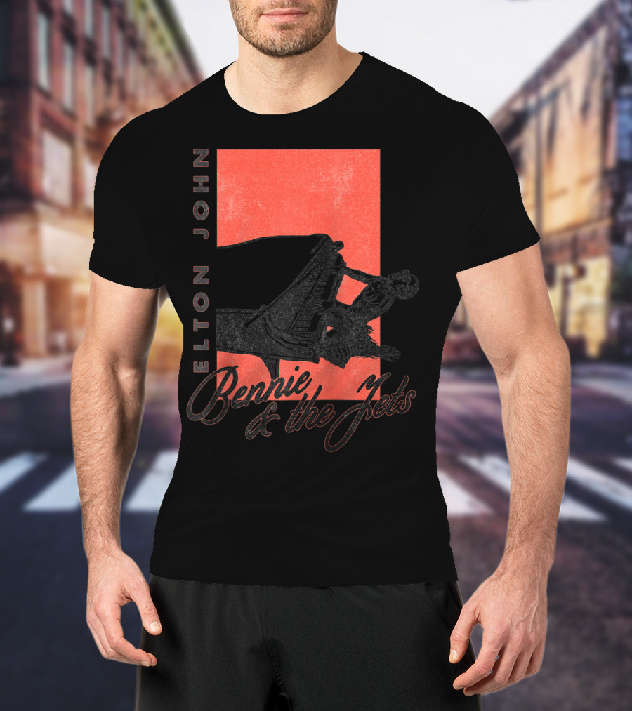 Elton John Bennie And The Jets Piano T-Shirt