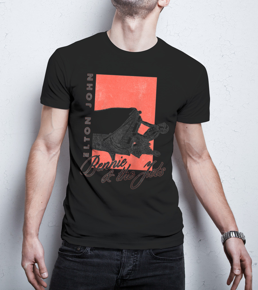 Elton John Bennie And The Jets Piano T-Shirt
