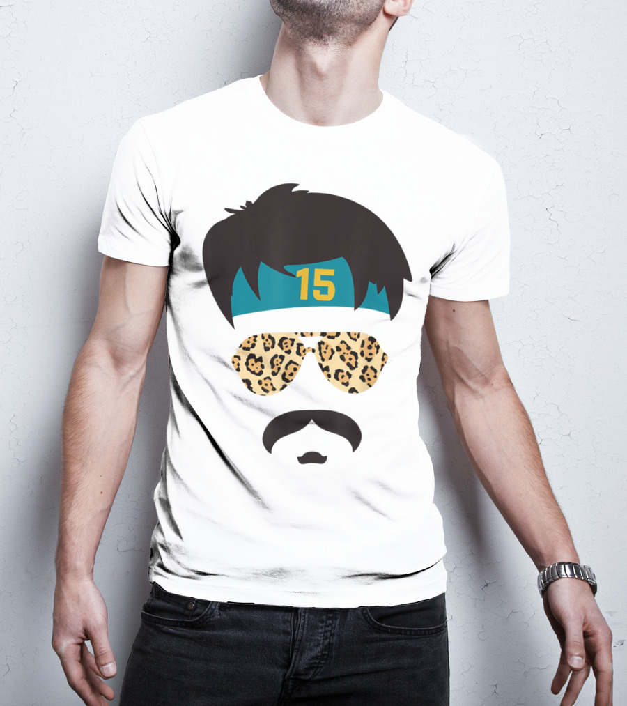 Jacksonville Football Uncle Rico Leopard Sunglasses 15 Headband 904 T-Shirt