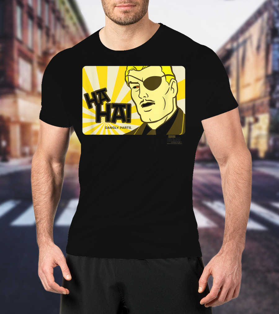 Ha Ha Dangly Parts Harvey Birdman Attorney At Law Phil Ken Sebben T-Shirt