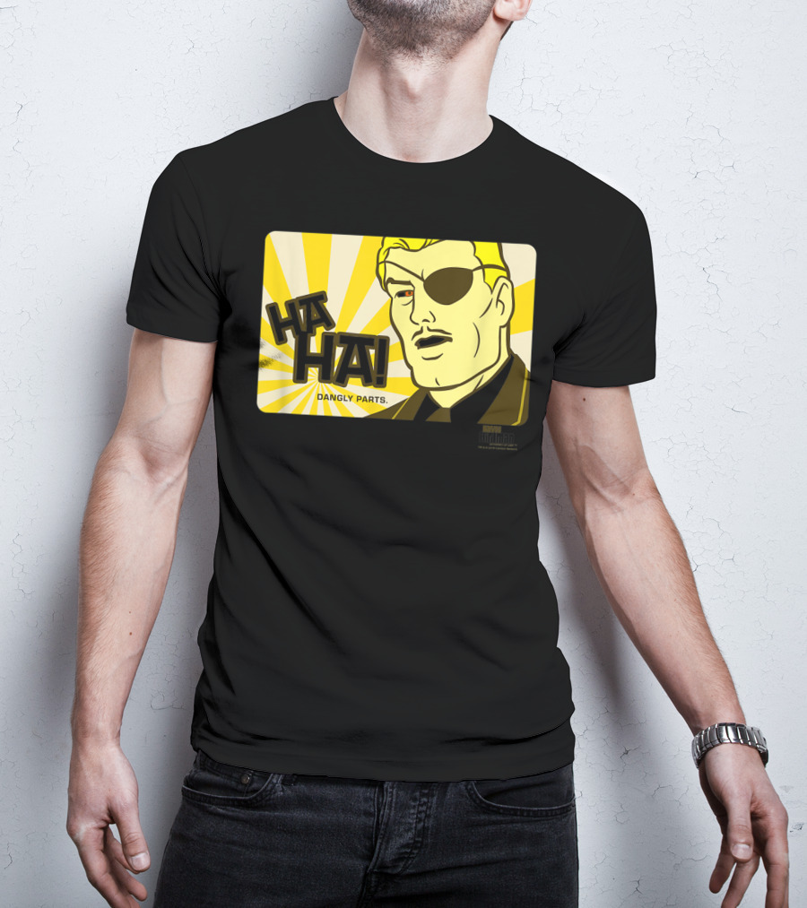 Ha Ha Dangly Parts Harvey Birdman Attorney At Law Phil Ken Sebben T-Shirt