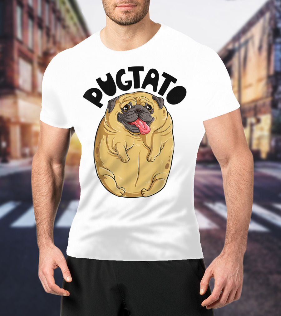 Pugtato Pug Potato Dog Lovers T-Shirt