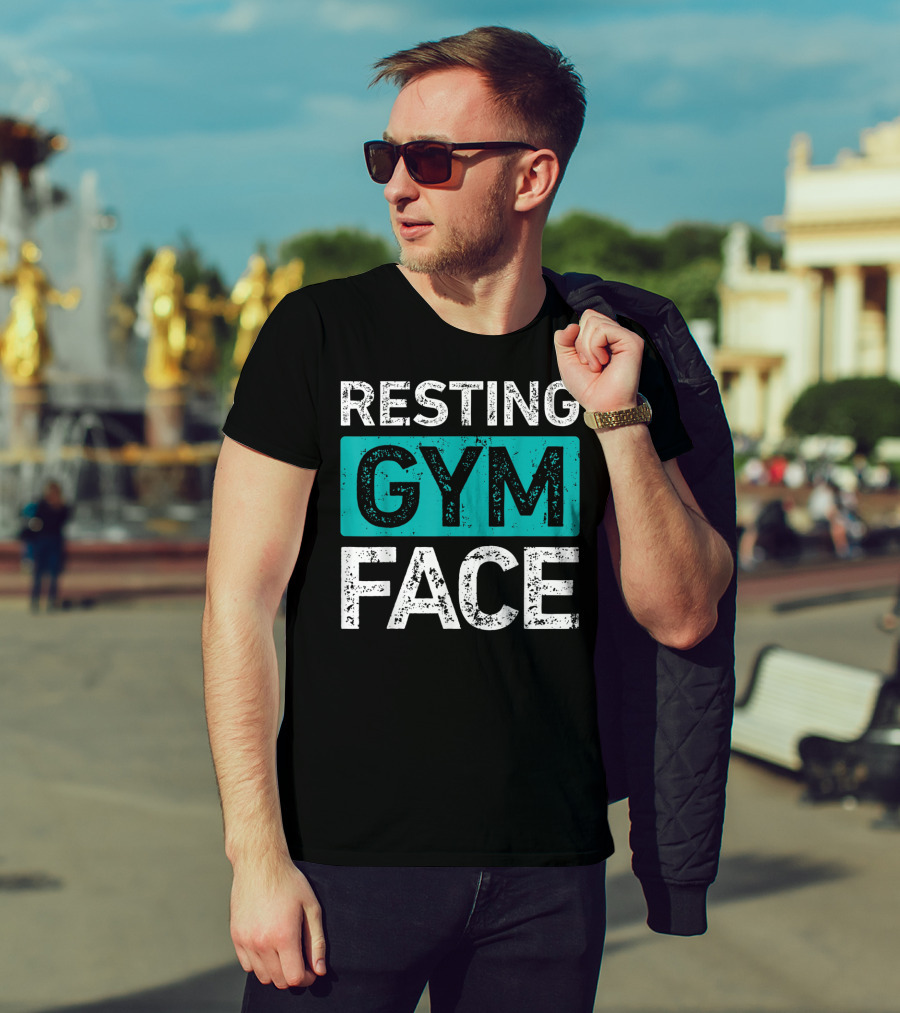 Resting Gym Face Fitness T-Shirt