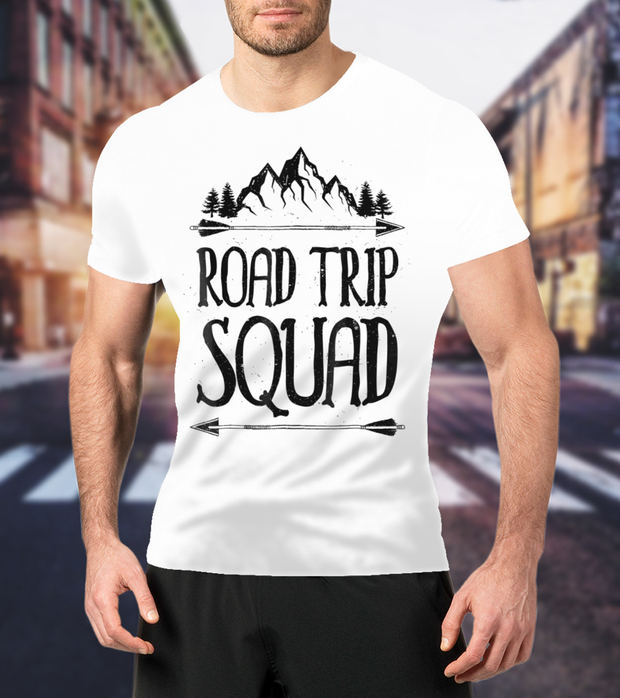 Road Trip Squad Summer Travel Adventure T-Shirt