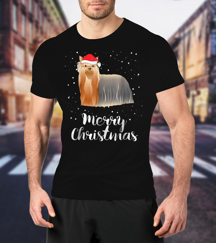 Merry Christmas Shih Tzu Family Group Matching T-Shirt