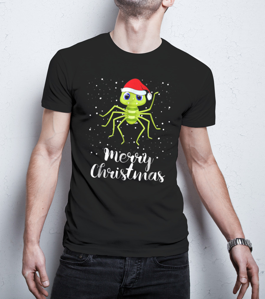 Merry Christmas Spider Funny Family Group Holiday T-Shirt