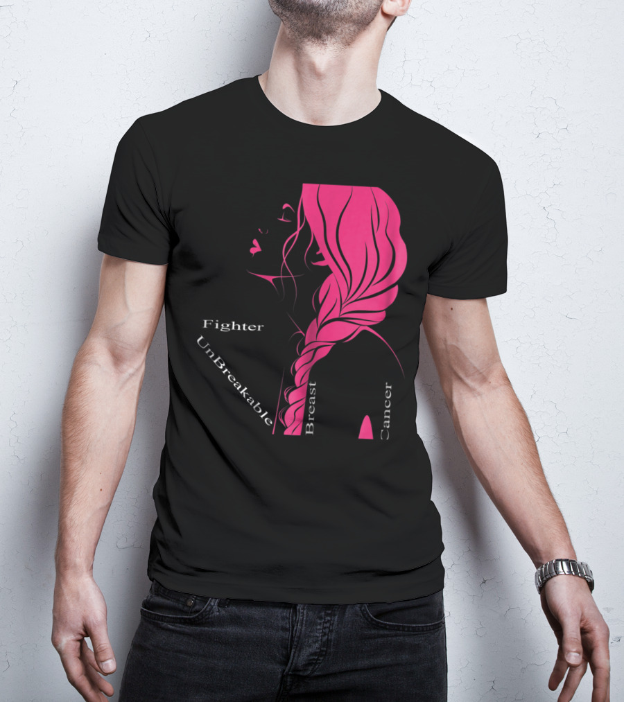 Breast Cancer Fighter Unbreakable Warrior T-Shirt