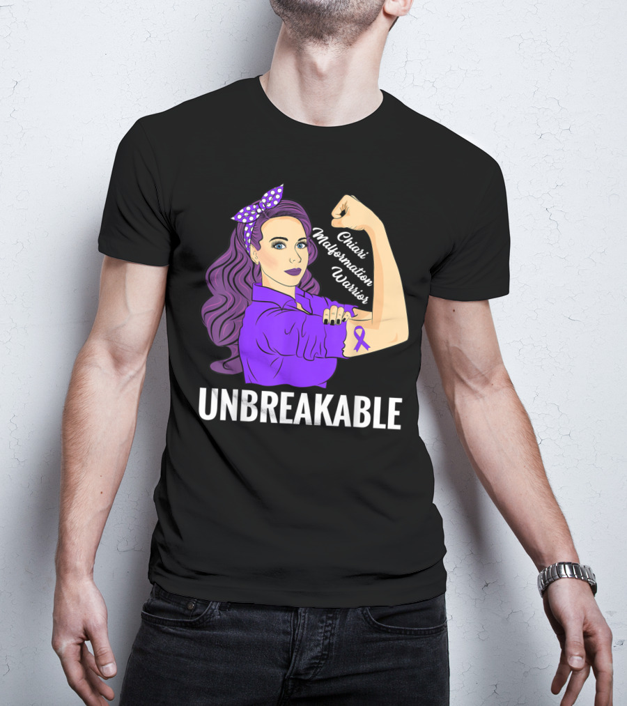 Unbreakable Chiari Malformation Awareness Warrior T-Shirt