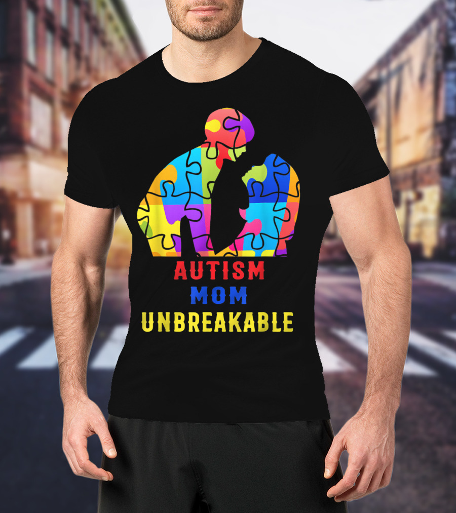 Autism Mom Unbreakable Puzzle T-Shirt